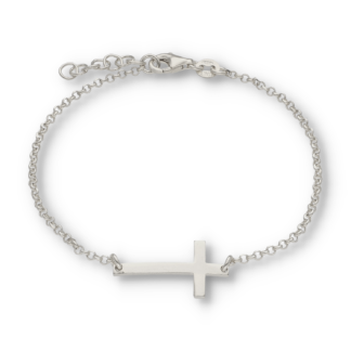 Armband mit Kreuz aus 925er Silber