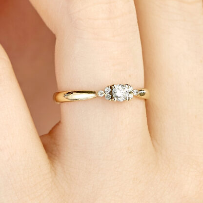 Diamant Ring aus 585er Gold.
