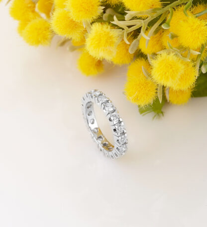 Memory Ring / Diamant Ring aus 585er Gold.
