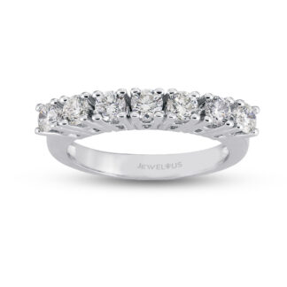 Memory Ring aus Gold in einer Hochfassung.