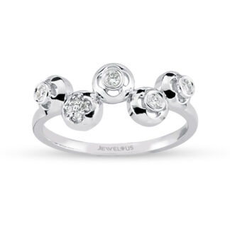 Diamantring aus 585er Gold mit Brillanten