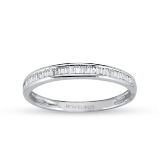 Memory Ring / Diamant Ring aus 585er Gold im Halbkranz