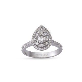 Diamantring / Verlobungsring aus 585er Gold mit Brillanten