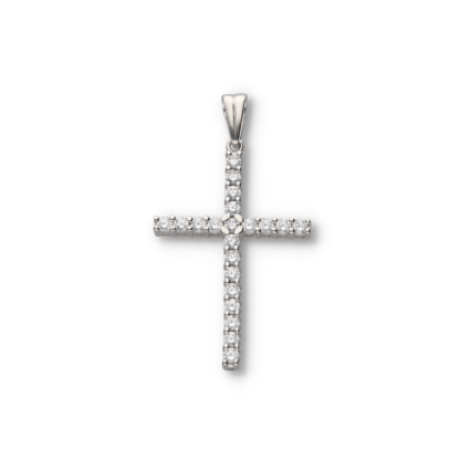 Kreuz Kettenanhänger aus echtem 925 Silber