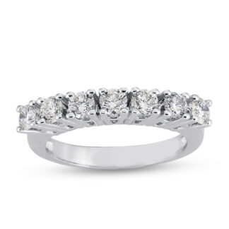 Memoryring aus Gold in einer Hochfassung.