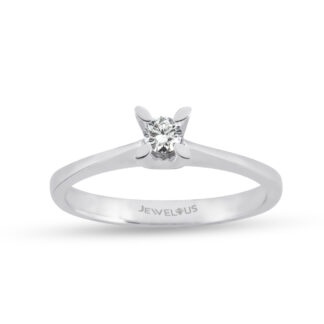 Verlobungsring aus 585er Gold mit einem Zirkonia