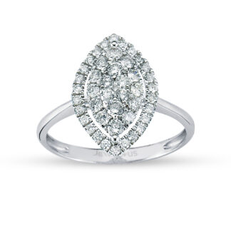 Verlobungsring aus 585er Gold mit Zirkonia